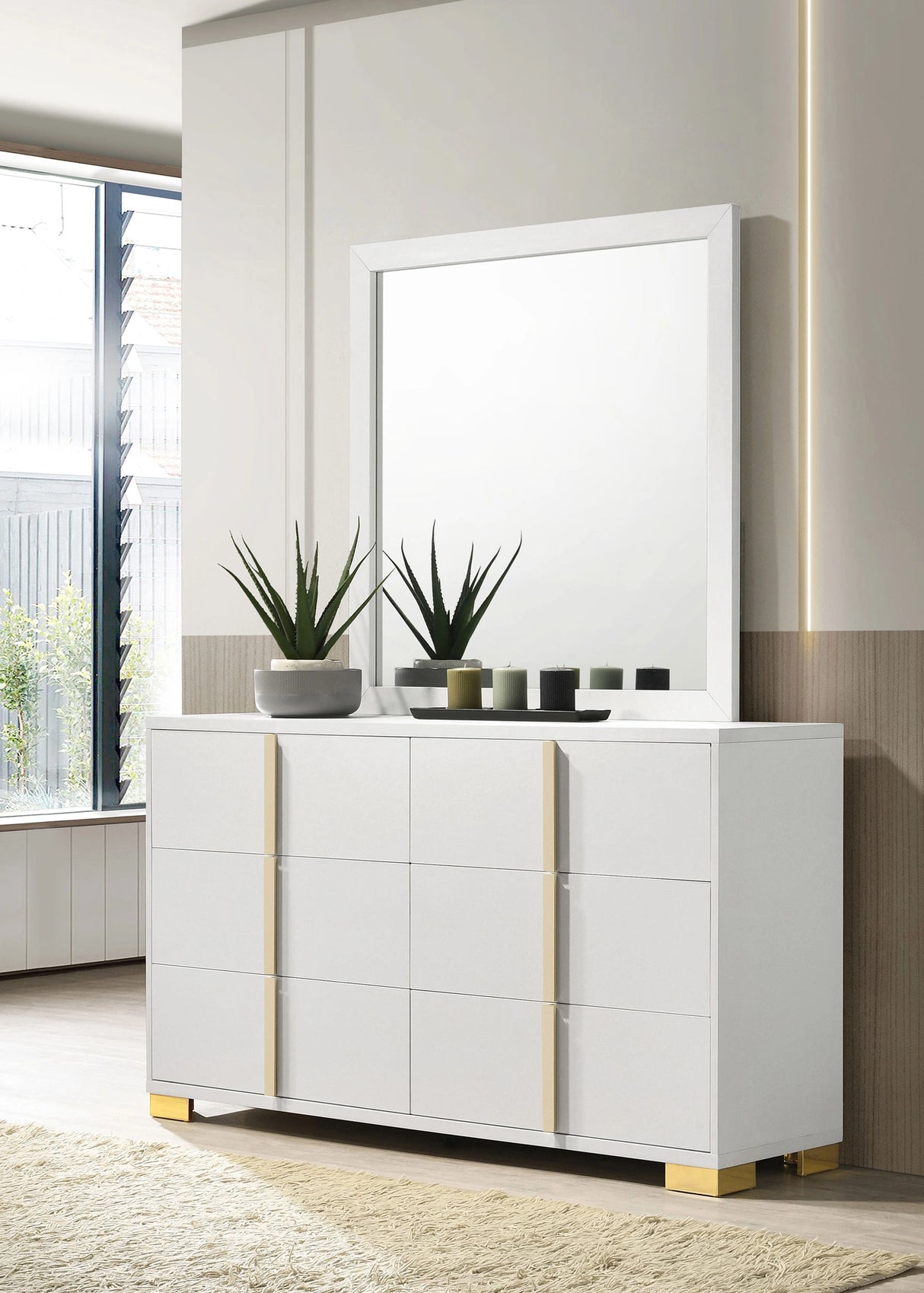 Marceline Dresser with Mirror