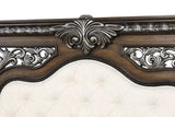 Promenade Bed Dark Brown & White