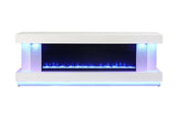 Peseux 71" TV Stand w/ Electric Fire Place
