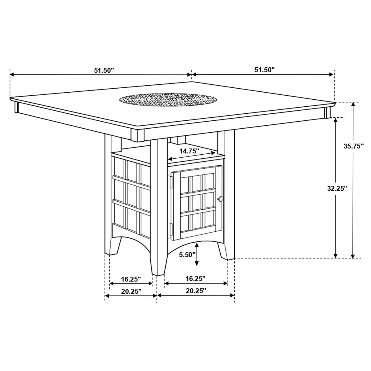 Gabriel Counter Height Dining Set