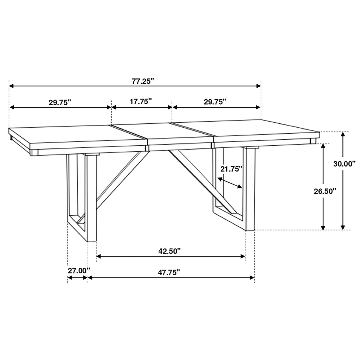 Spring Creek Extension Dining Table