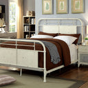 Haldus Bed Ivory, Red & White