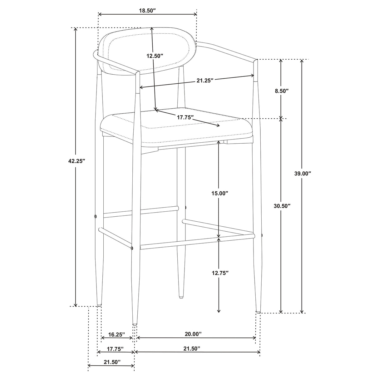 Tina Bar Chair