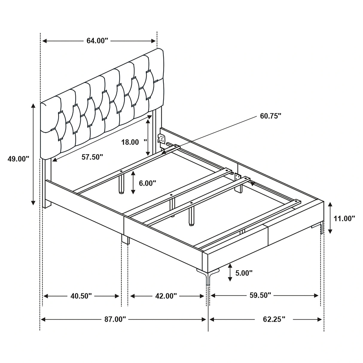 Kendall Panel Bed