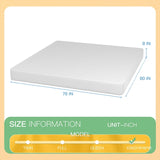 Forsythia 8" Green Tea Gel Memory Foam