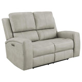 Brickston Triple Power Reclining Sofa Set