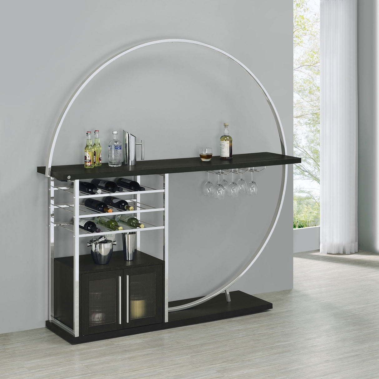 Risley Wine Cabinet with LED Lighting