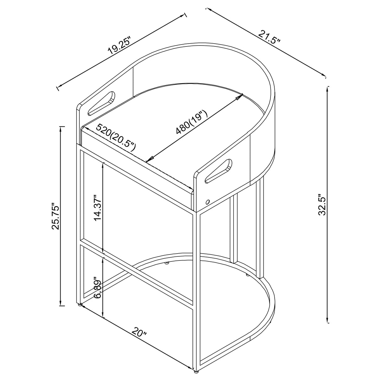 Thermosolis Counter Chair