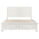 Sandy Beach Panel Platform Storage Bed