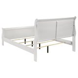 Louis Philippe Sleigh Panel Bed
