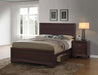 Kauffman Storage Bedroom Set with High Straight Headboard - M&M Furniture (CA)