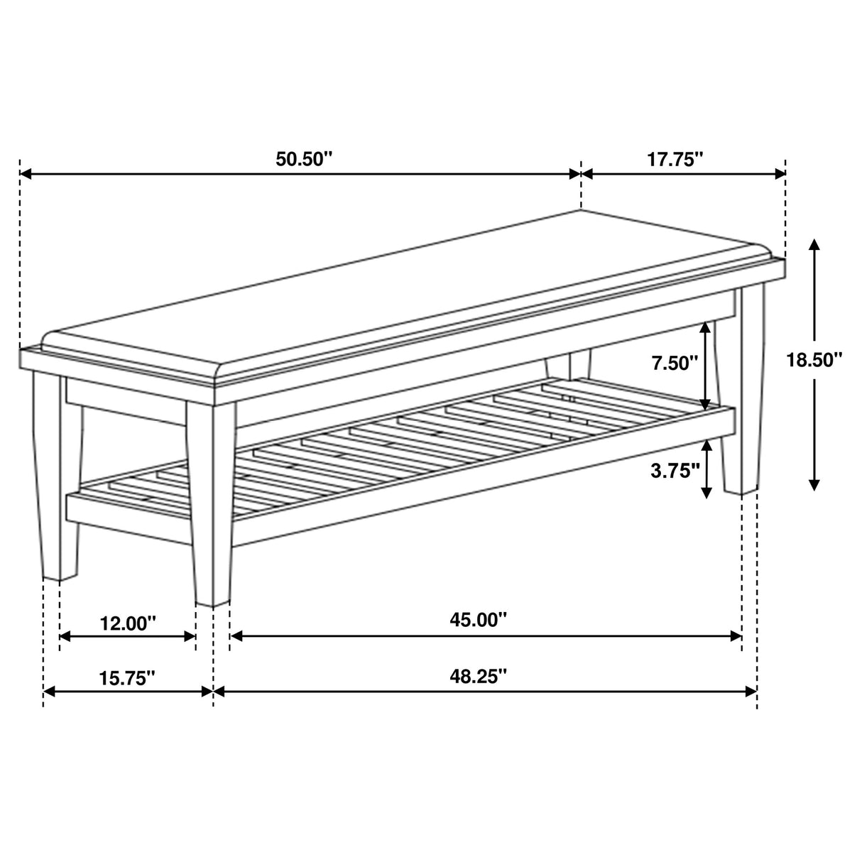 Franco Bedroom Bench