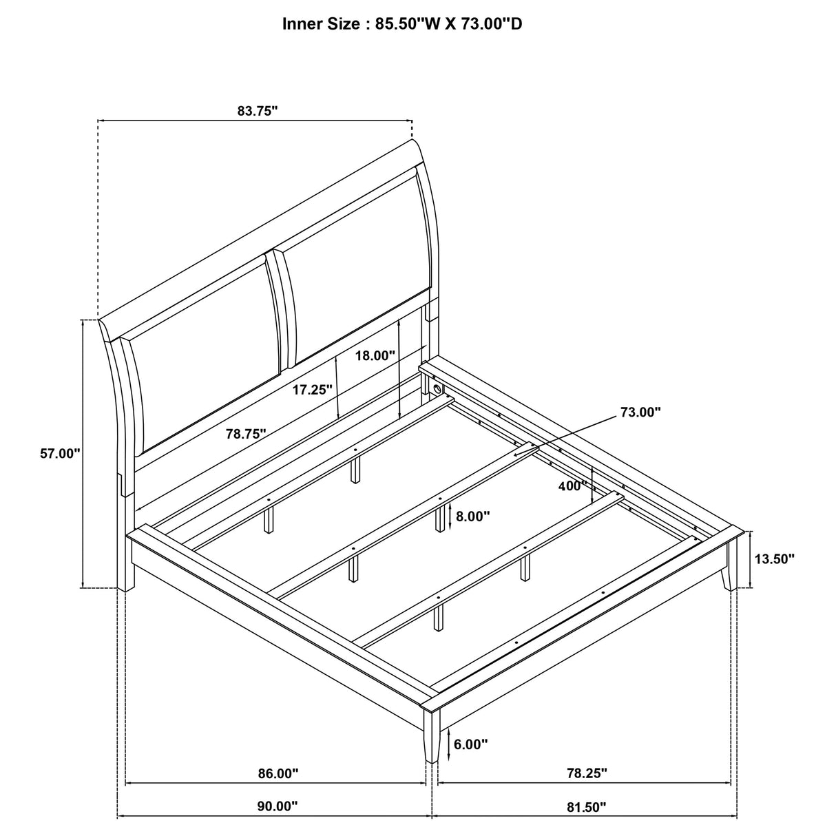 Bexhill Panel Bed