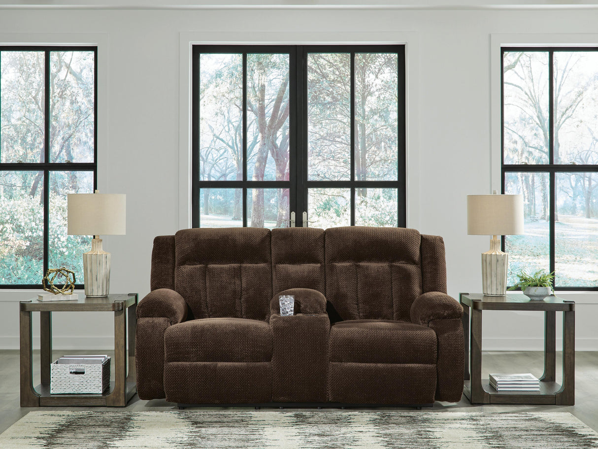 Observation Power Reclining Loveseat with Console