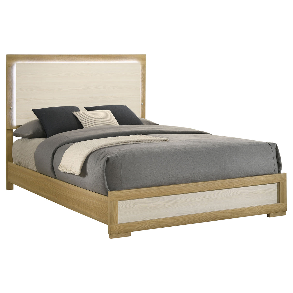 Hyland Panel Bed with LED Lighting