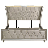 Lorient Wingback Bed with LED Lighting