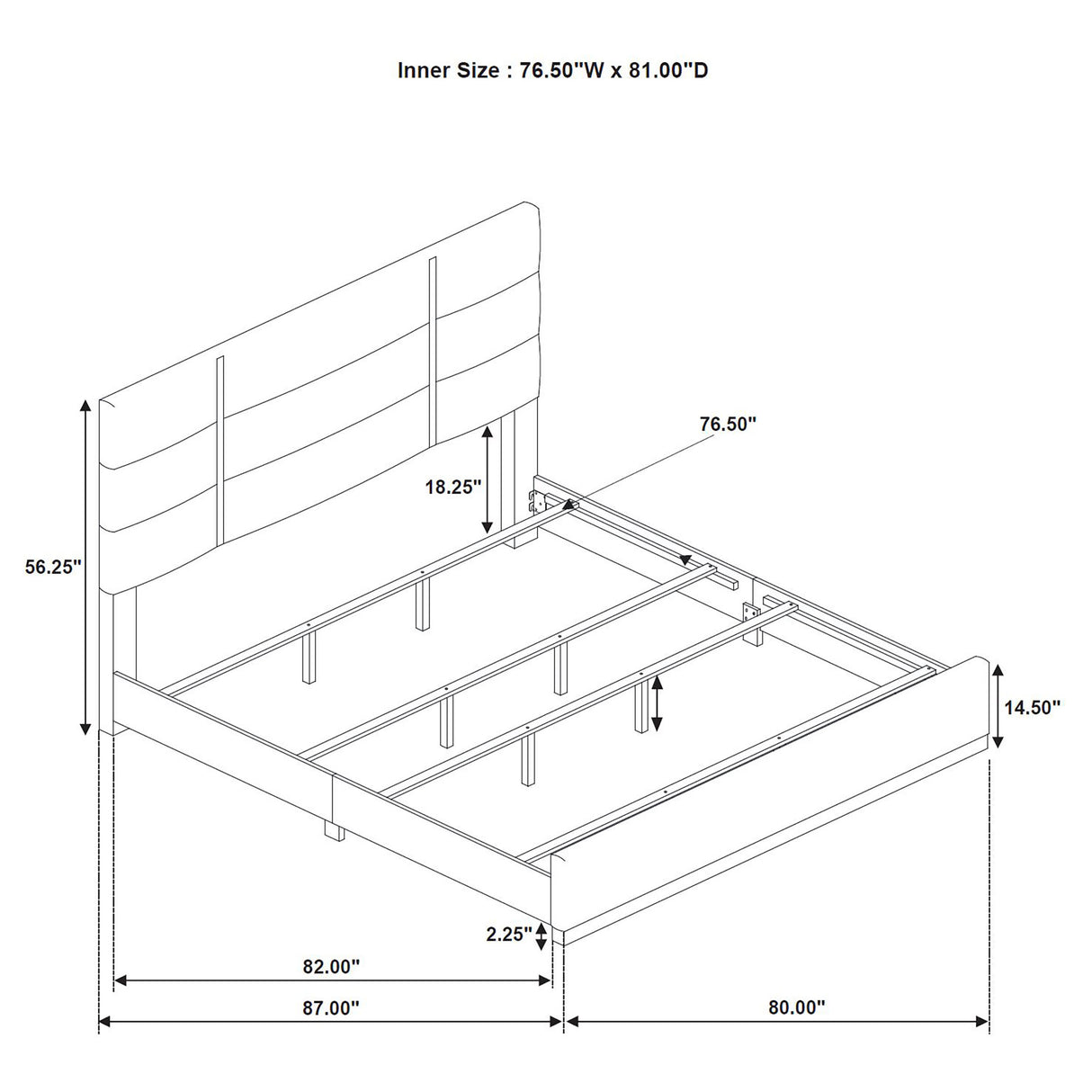 Ines Panel Bed