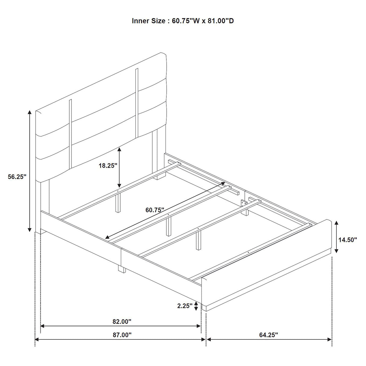 Ines Panel Bed