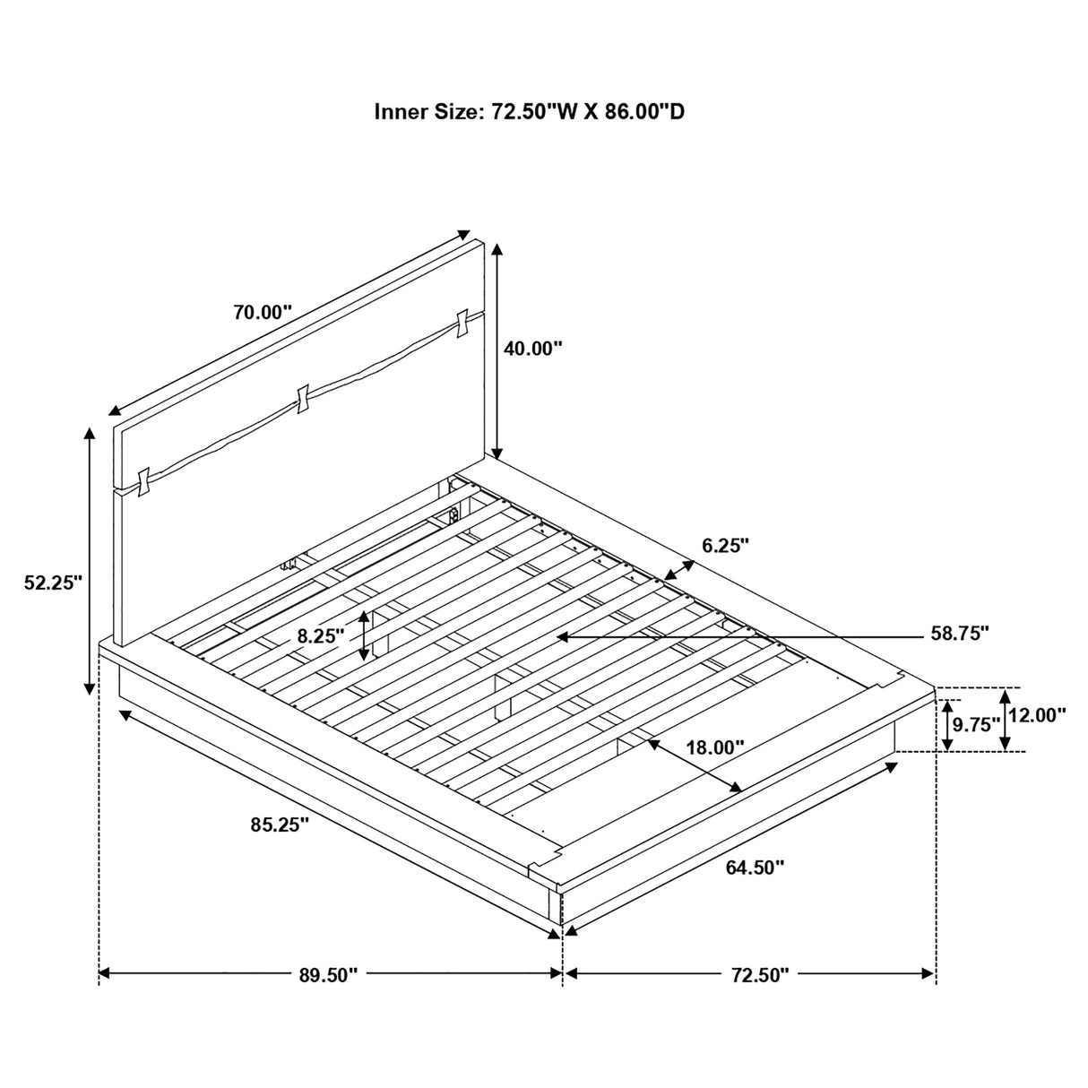 Winslow Panel Platform Bed