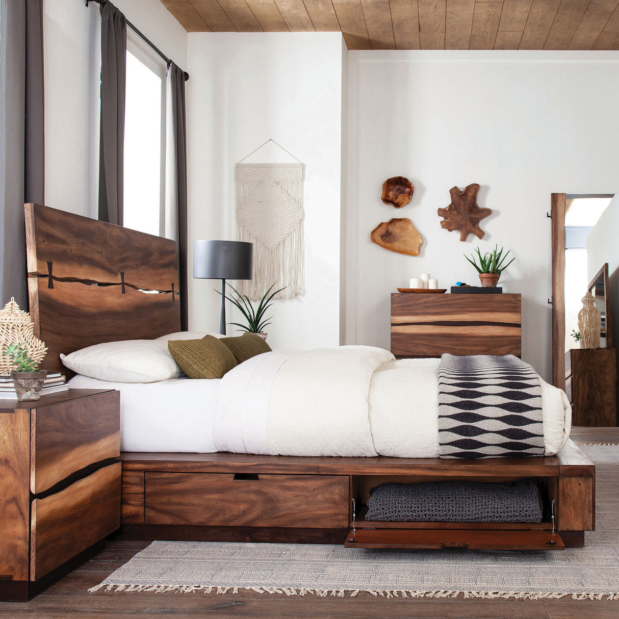 Winslow Panel Platform Storage Bed