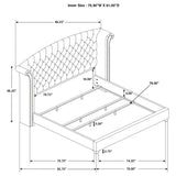 Melody Wingback Bed