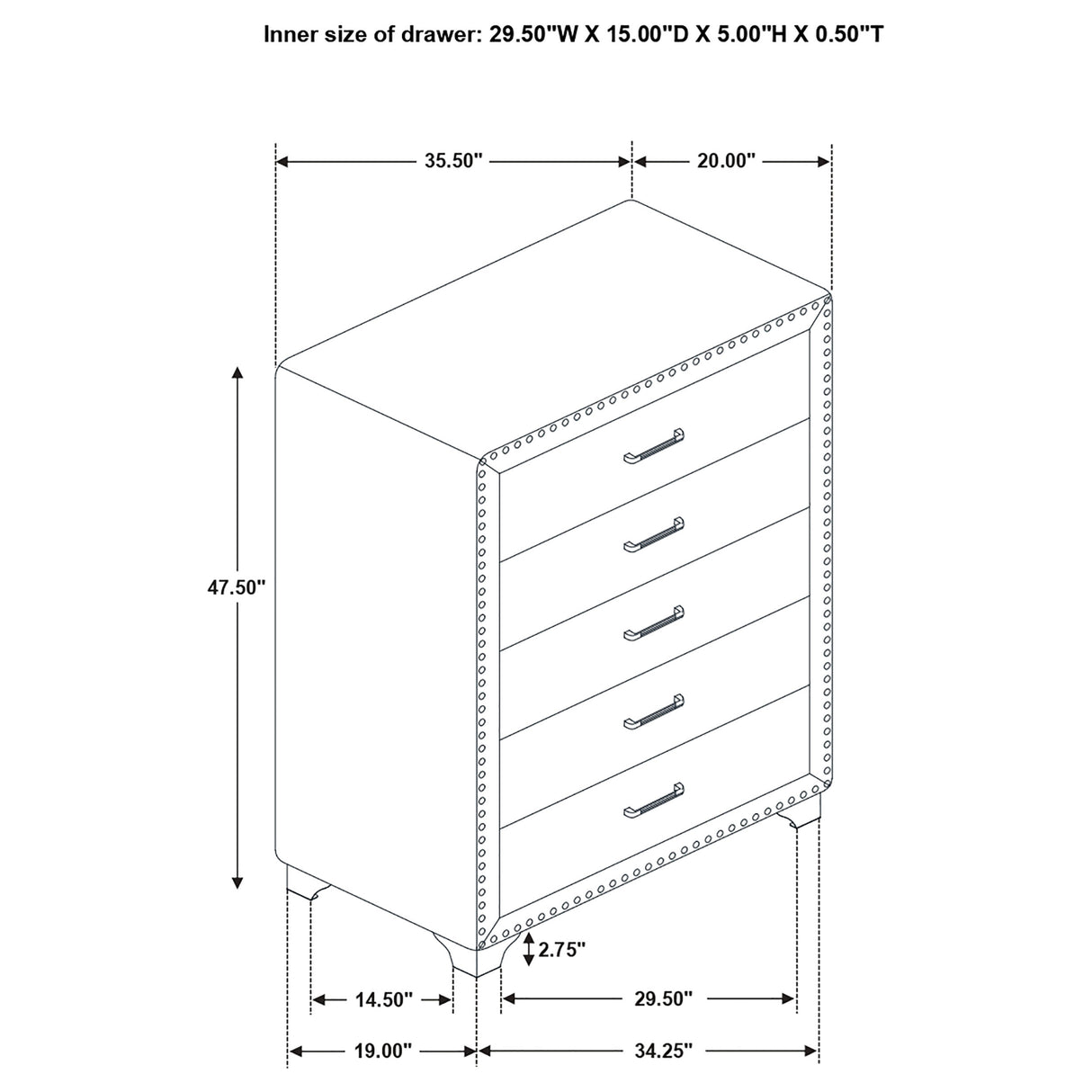 Melody Chest of Drawers