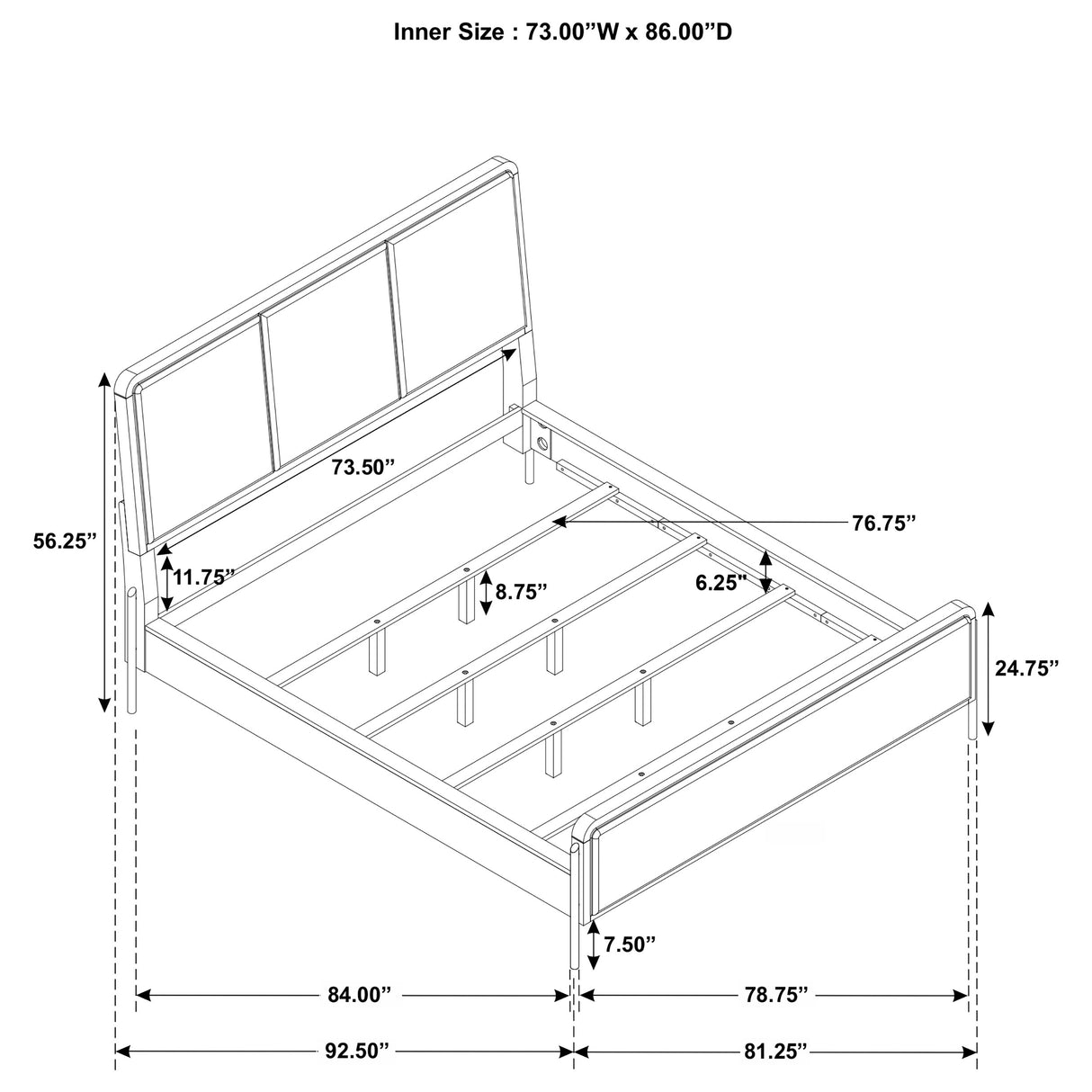 Arini Panel Bed