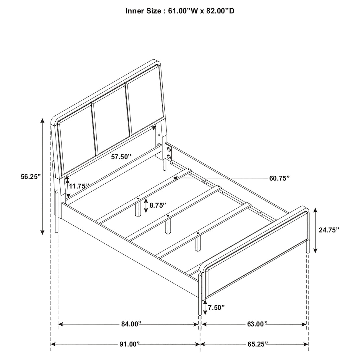 Arini Panel Bed