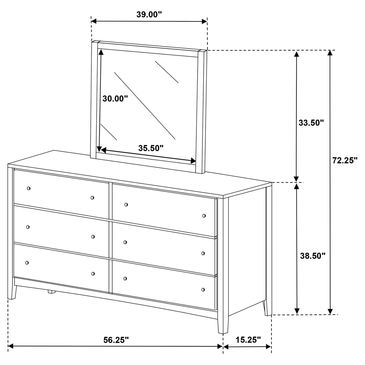 Wilkes Dresser with Mirror