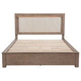 Kenora Panel Platform Storage Bed with LED Lighting