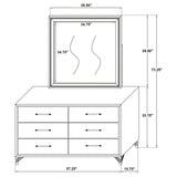 Lucia Dresser with Mirror