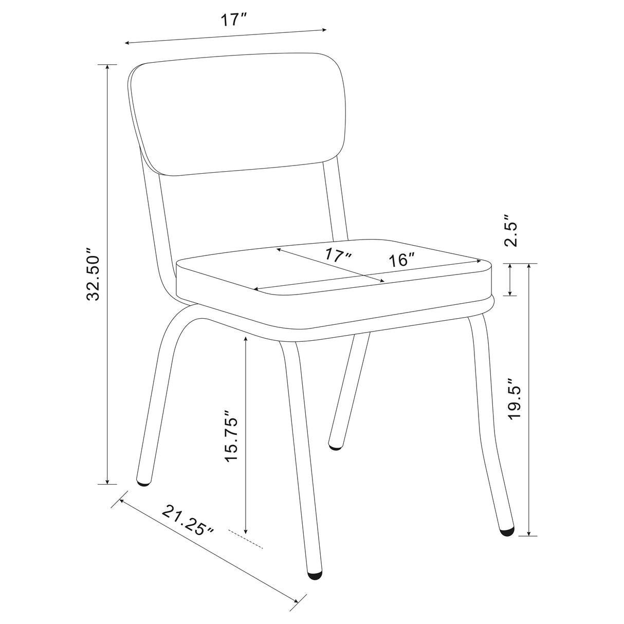 Retro Dining Side Chair