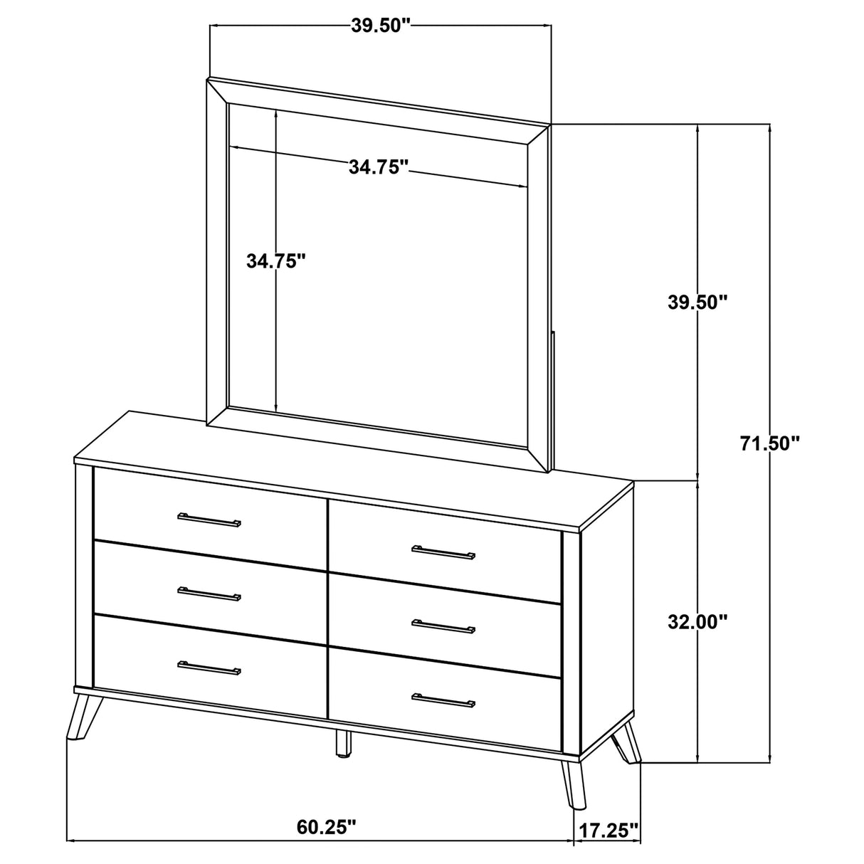 Kaywood Dresser with Mirror