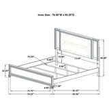 Marmore Panel Bed with LED Lighting