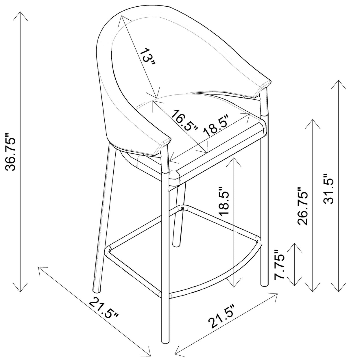 Chadwick Counter Chair