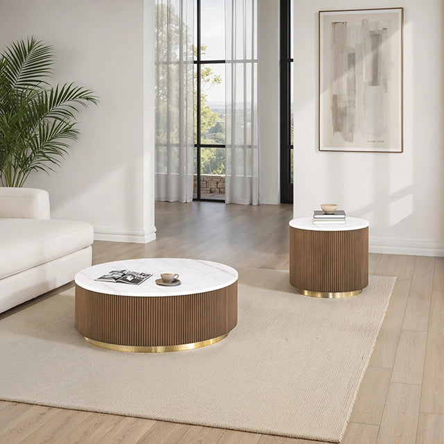 Virden Round Cocktail Table