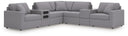 Modmax Balanced Sectional with Audio and Storage Consoles