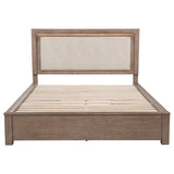 Kenora Panel Platform Storage Bed with LED Lighting