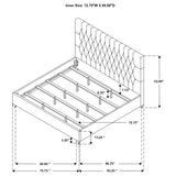 Chloe Panel Bed