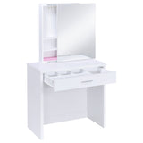 Harvey Makeup Vanity Table with Mirror and Stool