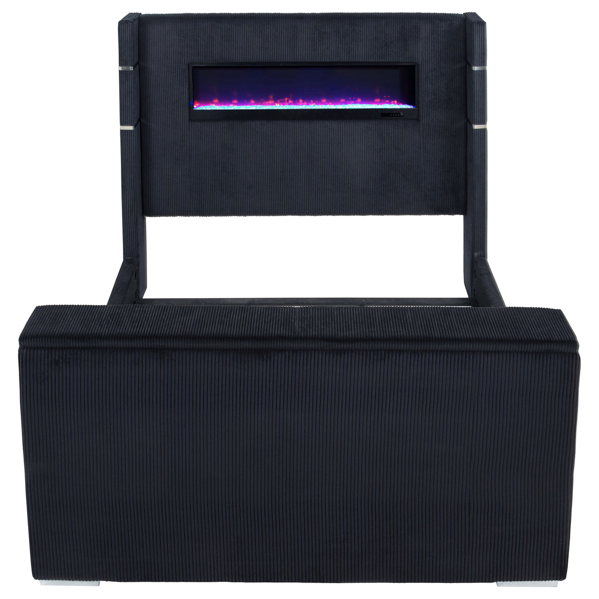 Tisdall Wingback TV Bed with Flame Visualizer