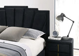 Florizel Bed Black & Red