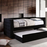 Susanna Black Daybed w/ Trundle, Black