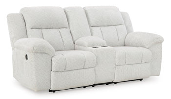 Frohn Reclining Loveseat with Console - M&M Furniture (CA)