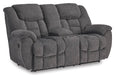 Foreside Reclining Loveseat with Console - M&M Furniture (CA)