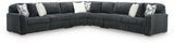 Midnight-Madness Sectional - Gunmetal