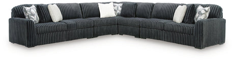 Midnight-Madness Sectional - Gunmetal