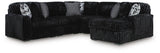 Midnight-Madness Sectional with Chaise