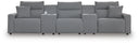 Modmax II Power Reclining Sectional with Consoles