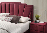 Florizel Bed Black & Red